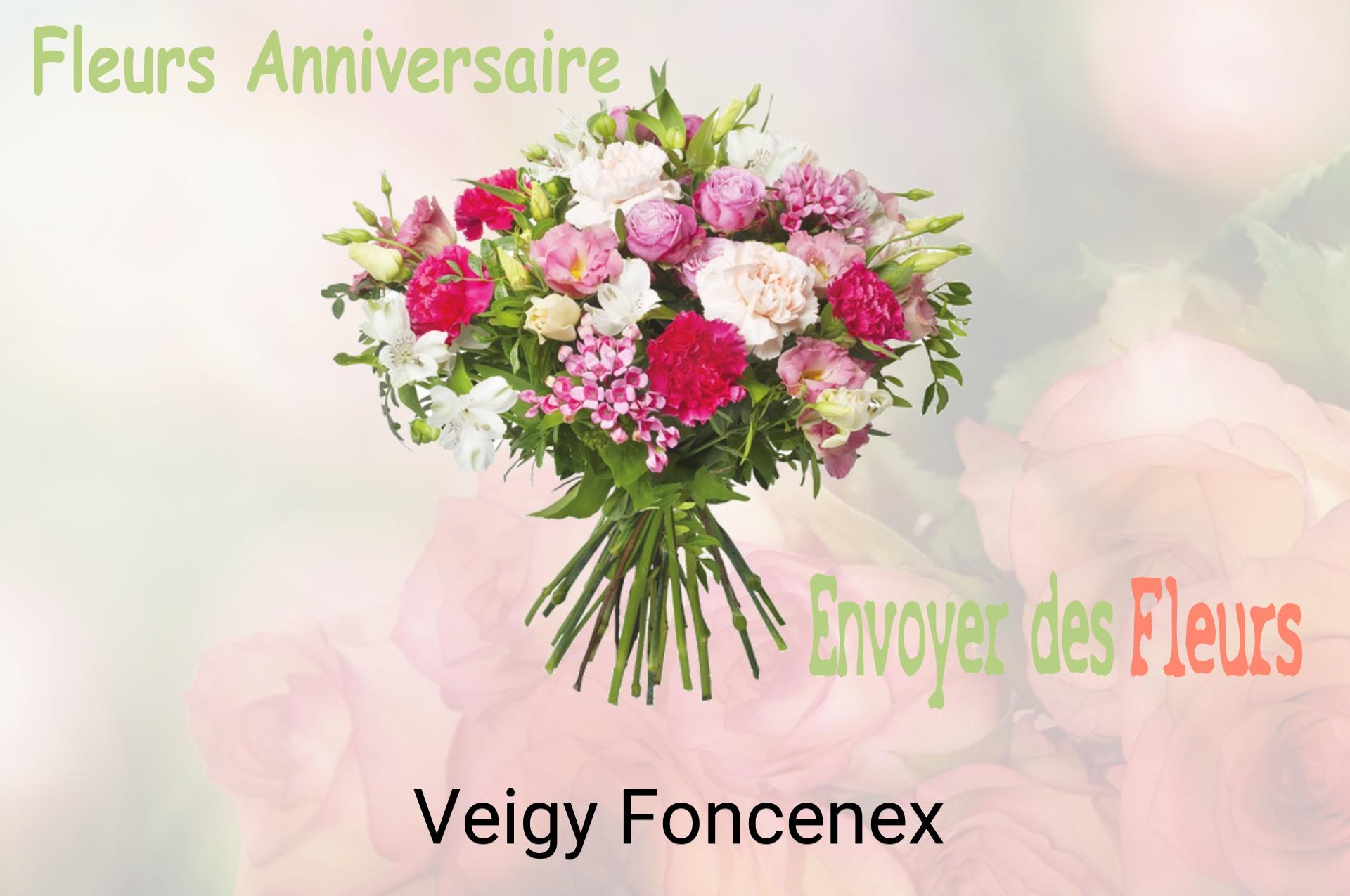 Bouquet de fleurs d’anniversaire livré à Veigy-Foncenex